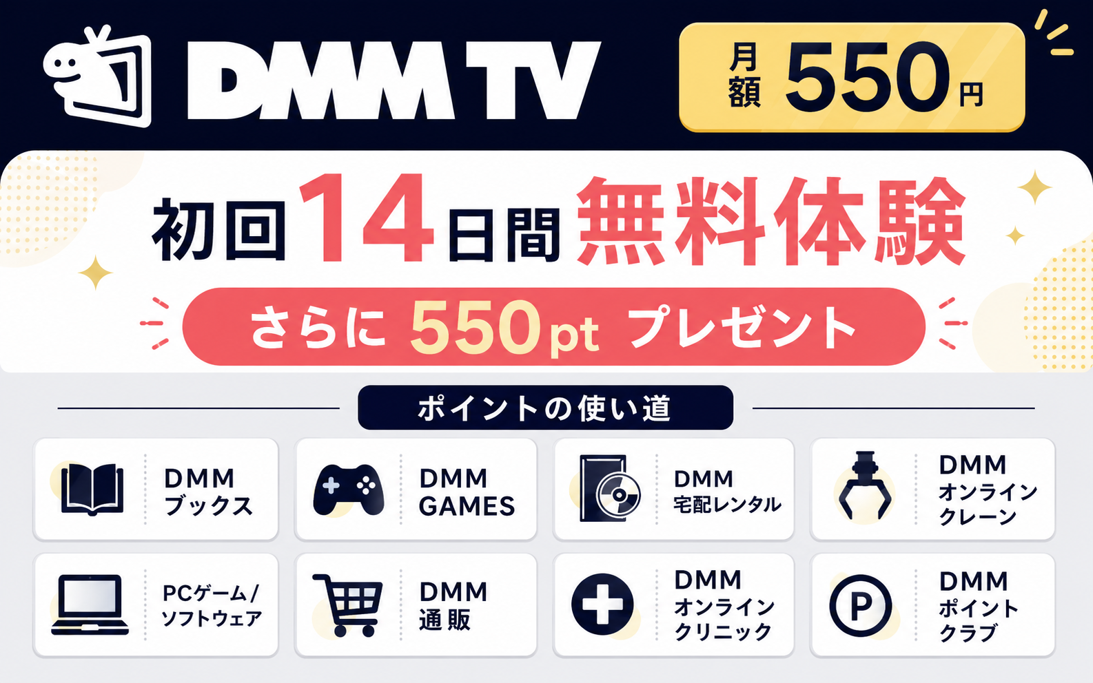 DMM TVの料金と始め方